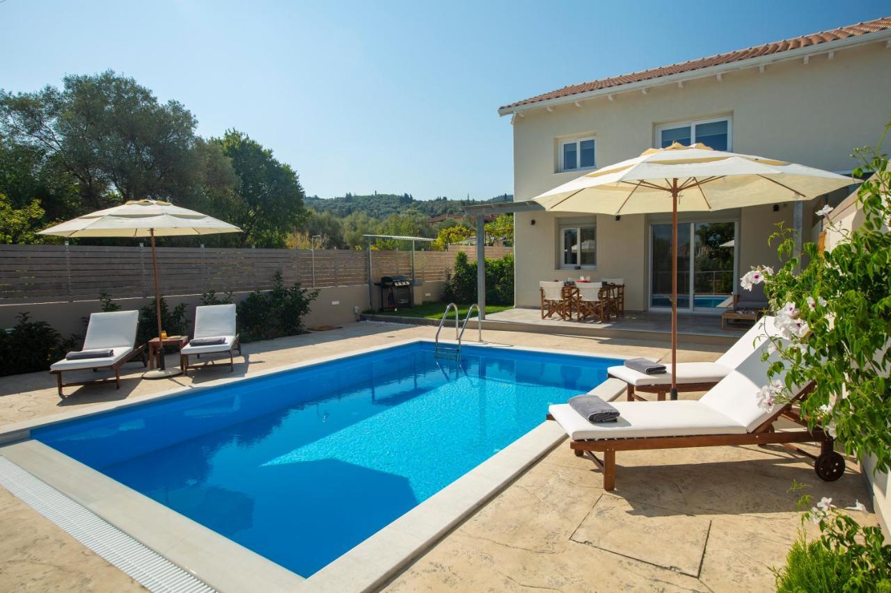 Grappolo Lefkada Villas - Villa Vertzami Just 2 Km From Lefkada Town Apolpaina Екстериор снимка