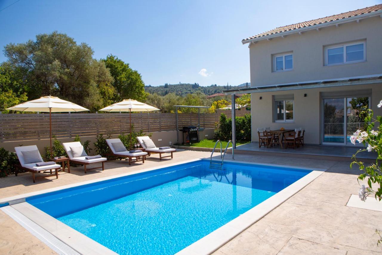 Grappolo Lefkada Villas - Villa Vertzami Just 2 Km From Lefkada Town Apolpaina Екстериор снимка