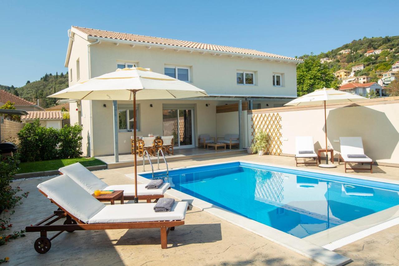 Grappolo Lefkada Villas - Villa Vertzami Just 2 Km From Lefkada Town Apolpaina Екстериор снимка