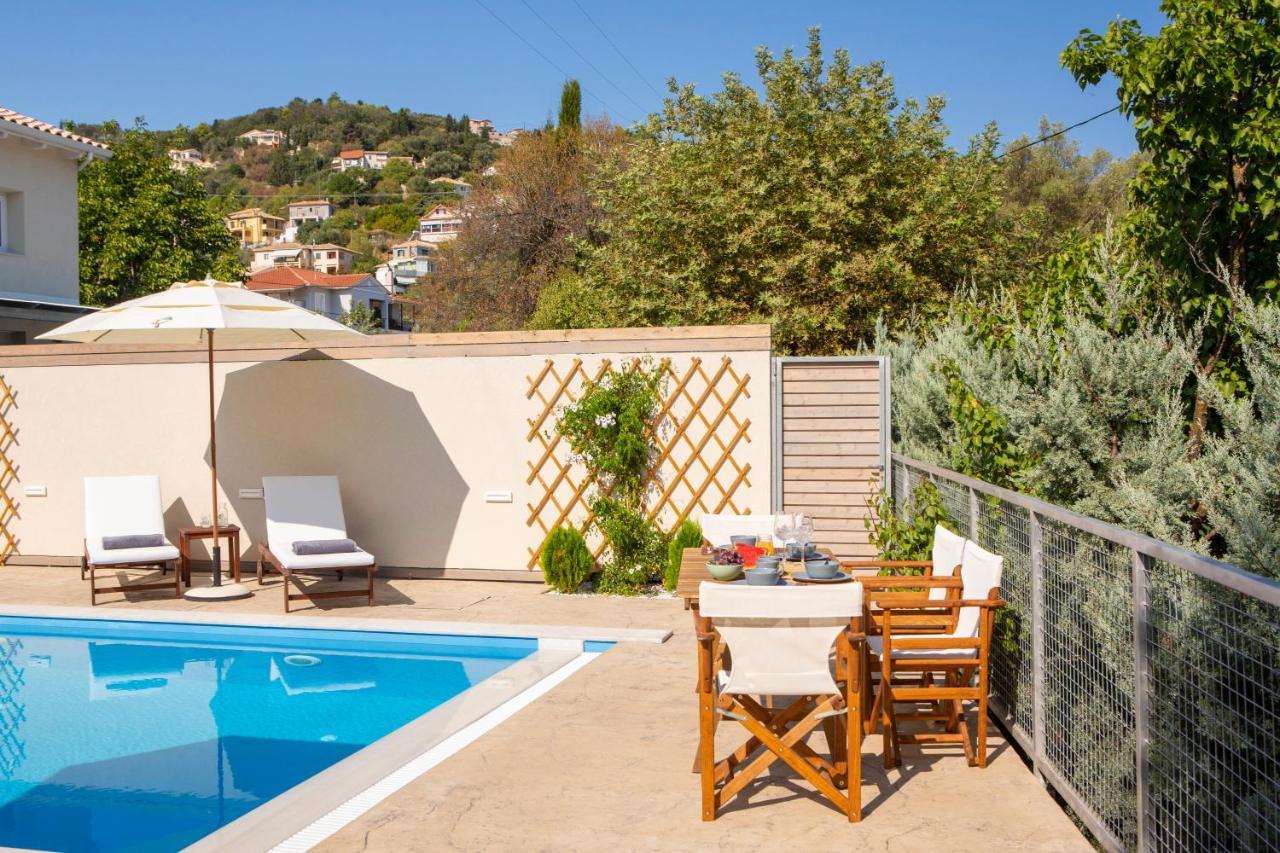Grappolo Lefkada Villas - Villa Vertzami Just 2 Km From Lefkada Town Apolpaina Екстериор снимка
