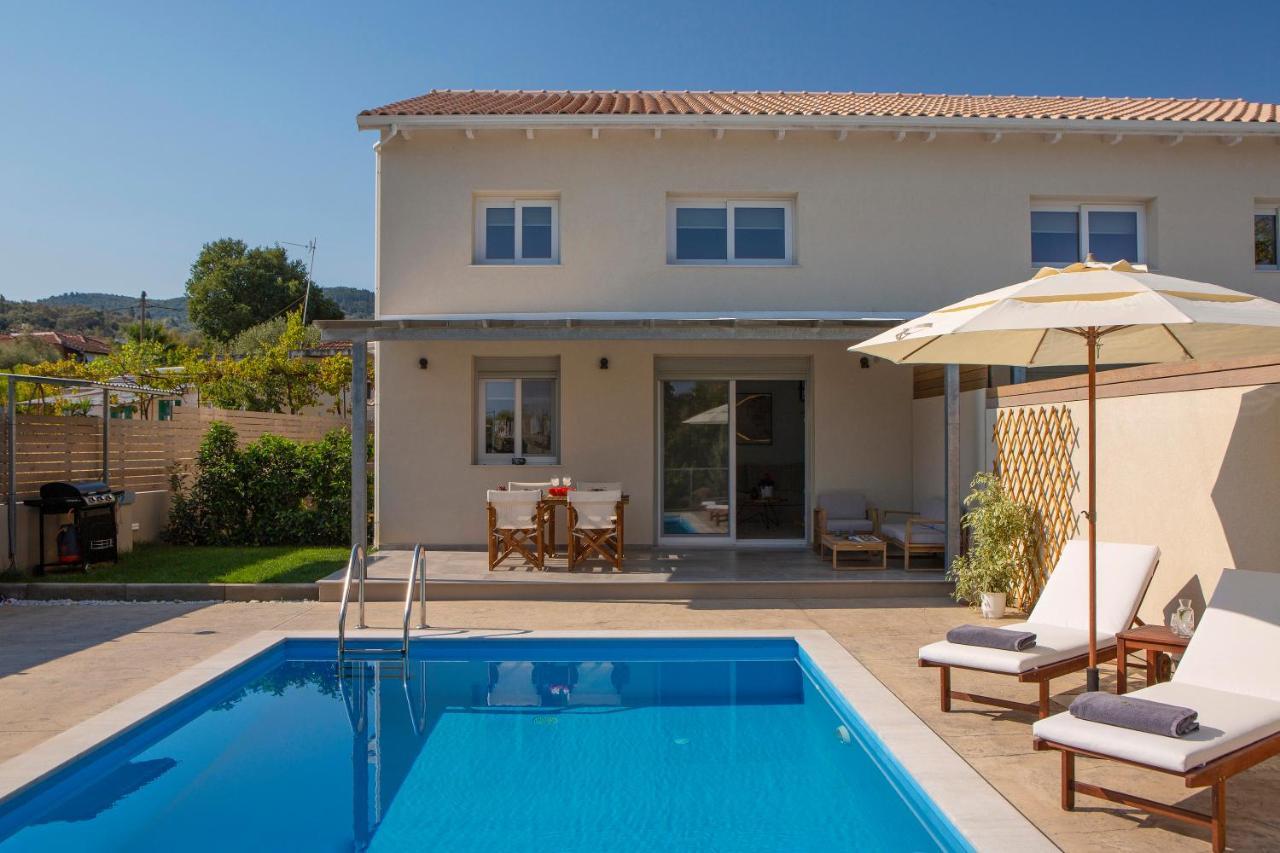 Grappolo Lefkada Villas - Villa Vertzami Just 2 Km From Lefkada Town Apolpaina Екстериор снимка